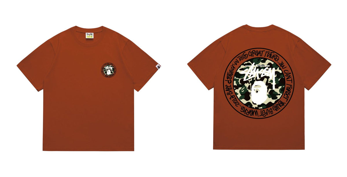 BAPE Circular Camo Graphic T-Shirt ¡ª comparison