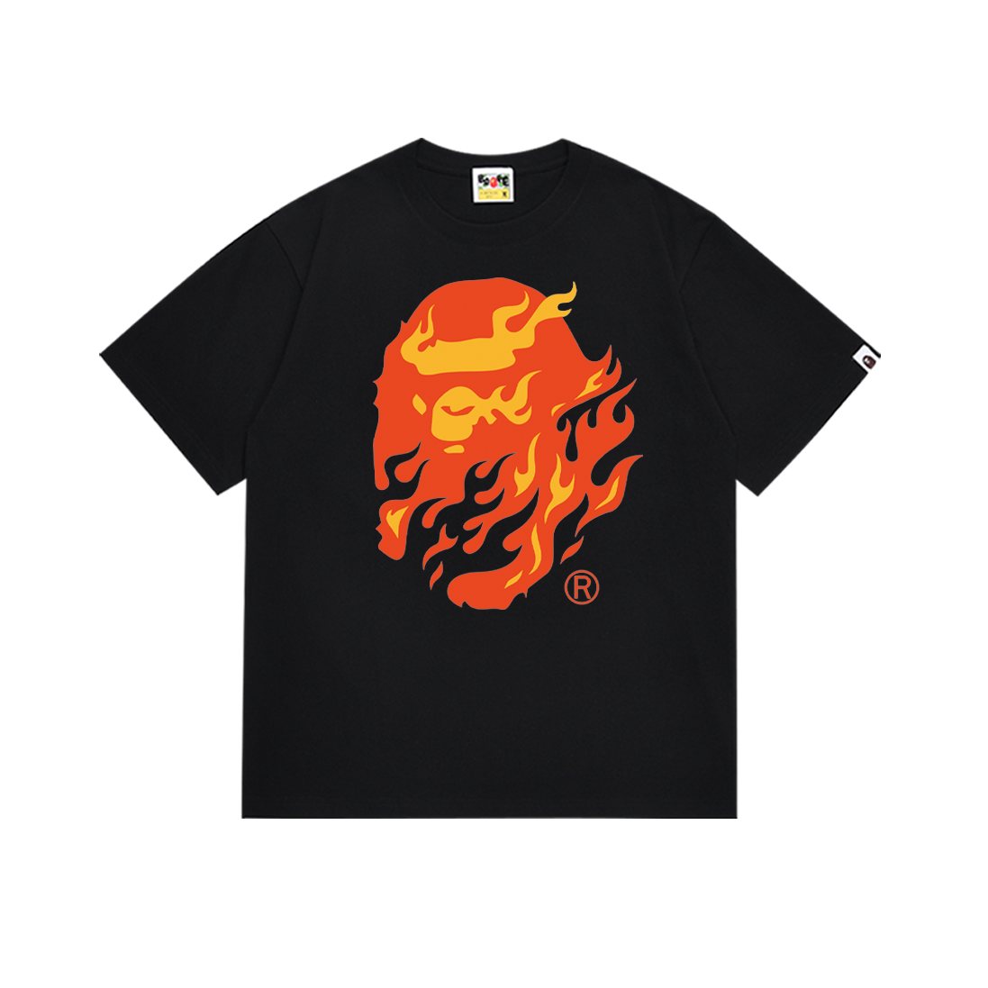 BAPE Flame Ape-Face Graphic Short-Sleeve T-Shirt ¡ª hero