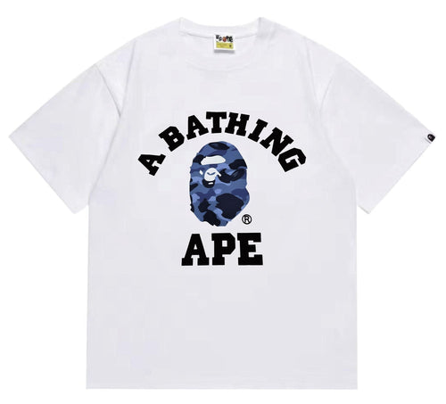 BAPE Blue Camo Ape Head Graphic T-Shirt ¡ª hero