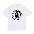 BAPE Circular Graphic Short-Sleeve T-Shirt - White, Black ¡ª hero