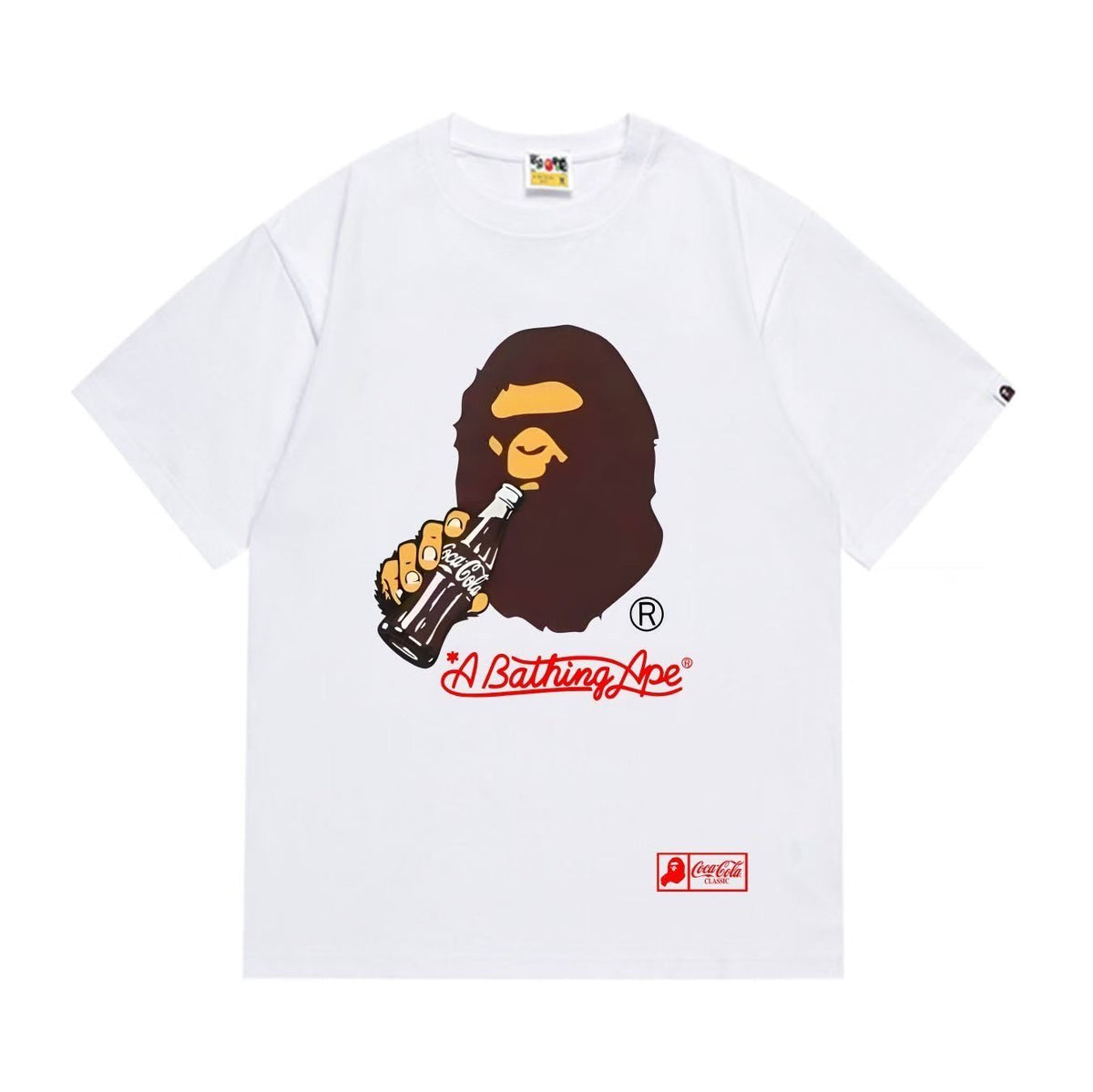 BAPE Coca-Cola Classic Ape Bottle Graphic T-Shirt ¡ª front