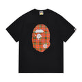 BAPE Plaid Ape-Head Graphic T-Shirt ¡ª hero