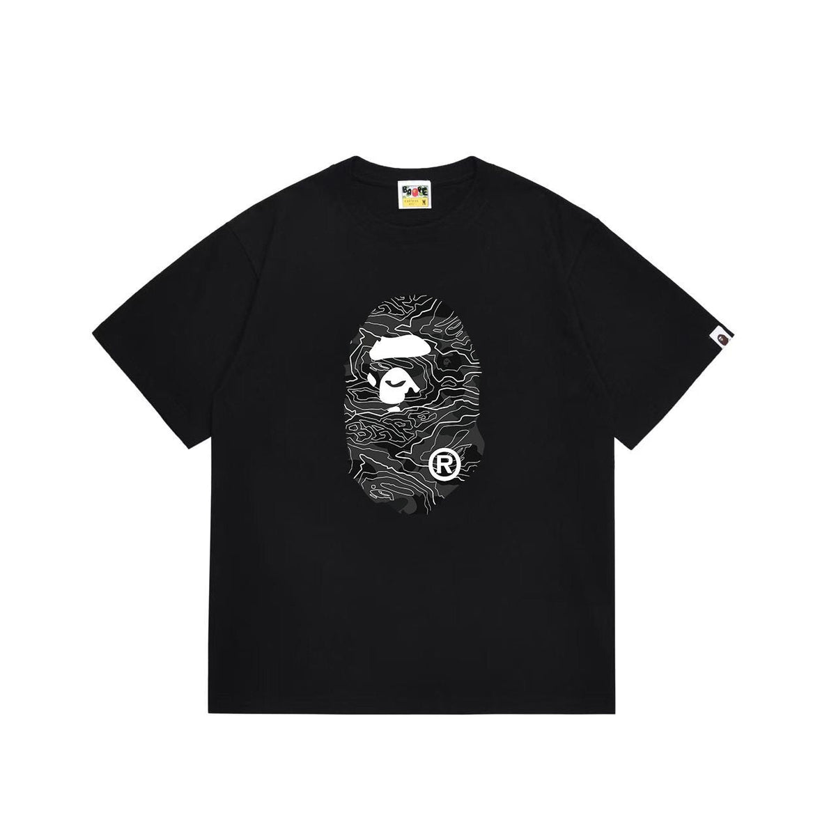 BAPE Oval Front and Back Graphic Short-Sleeve T-Shirt ¡ª front