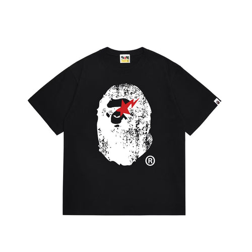 BAPE Ape Face Graphic Short-Sleeve T-Shirt ¡ª front