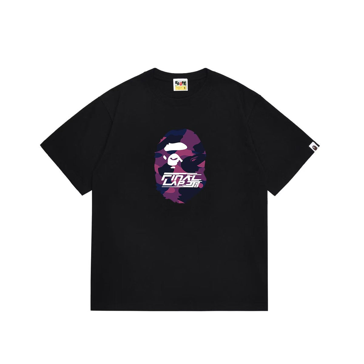 BAPE Purple Face Graphic Short-Sleeve T-Shirt ¡ª hero