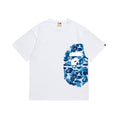 BAPE Blue Camo Ape-Head Graphic T-Shirt ¡ª front