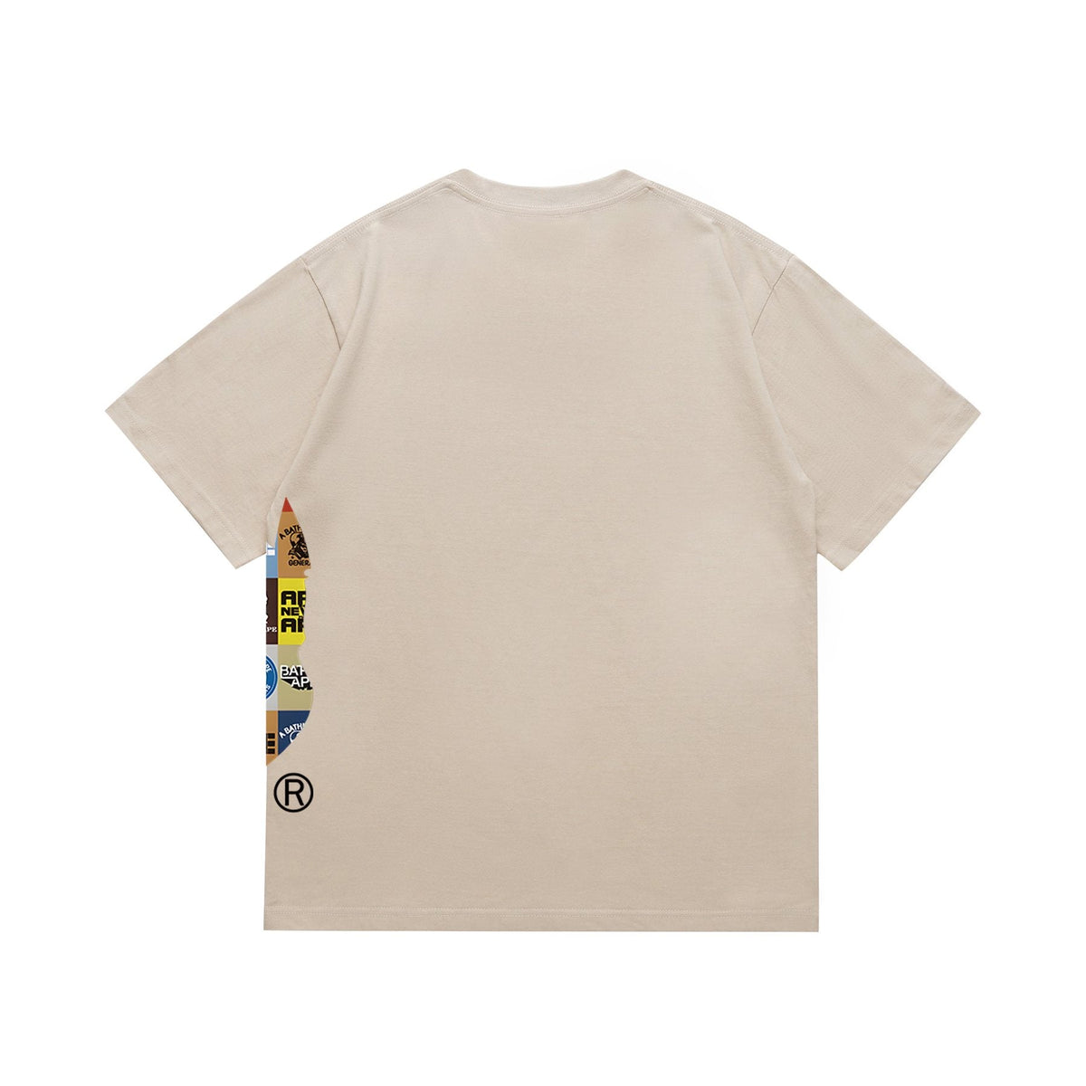 BAPE Ape-Head Collage Short-Sleeve T-Shirt ¡ª back