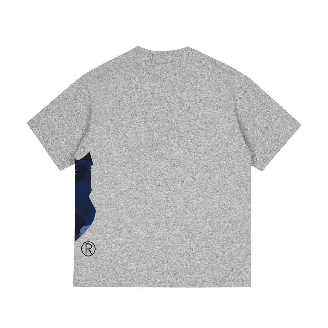 BAPE Blue Camo Ape-Head Graphic T-Shirt ¡ª back