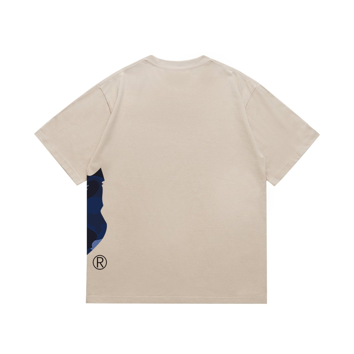 BAPE Blue Camo Ape-Head Graphic T-Shirt ¡ª back