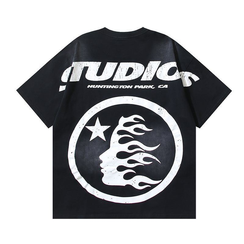 HELSTAR Distressed Graphic Short-Sleeve T-Shirt ¡ª back