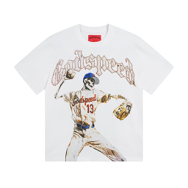 Godspeed Baseball Graphic T-Shirt ¡ª front