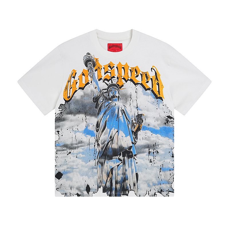 Godspeed Statue of Liberty Graphic T-Shirt ¡ª hero