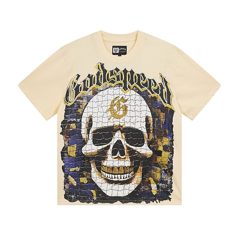 Godspeed Skull & Puzzle-Eye Graphic T-Shirt ¡ª hero