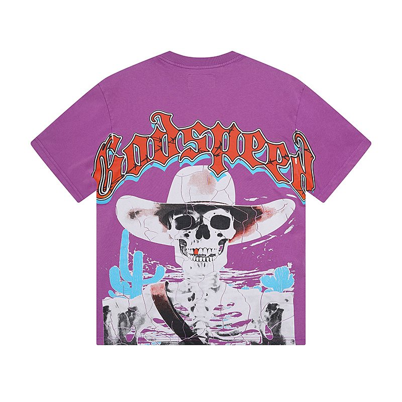 Godspeed Washed Rock Graphic T-Shirt ¡ª back