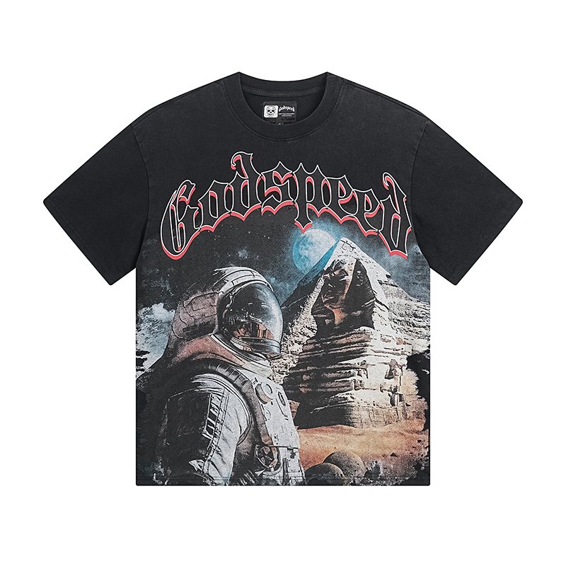 Godspeed Astronaut Graphic T-Shirt ¡ª front