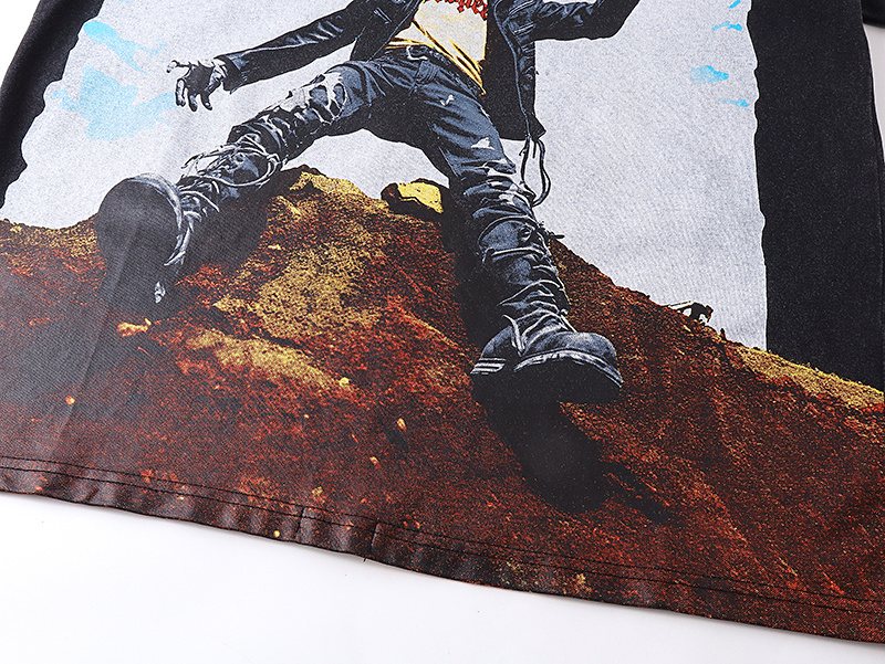Godspeed Washed Rock Graphic T-Shirt ¡ª detail