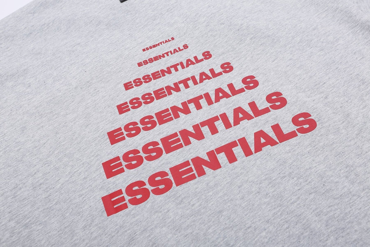ESSENTIALS Repeated Graphic Short-Sleeve T-Shirt ¡ª detail