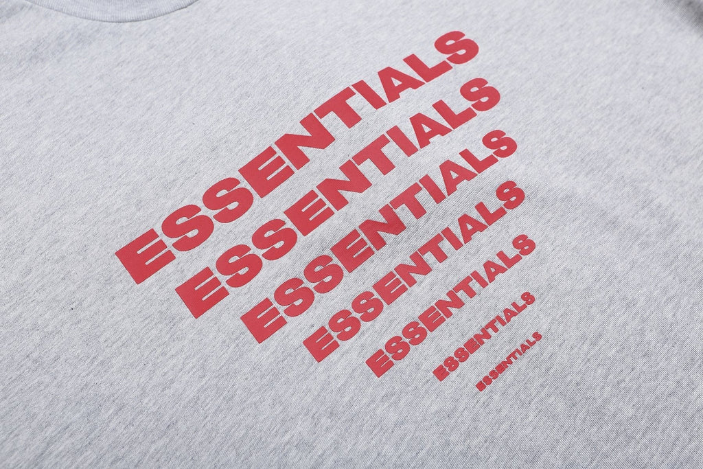 ESSENTIALS Repeated Graphic Short-Sleeve T-Shirt ¡ª detail
