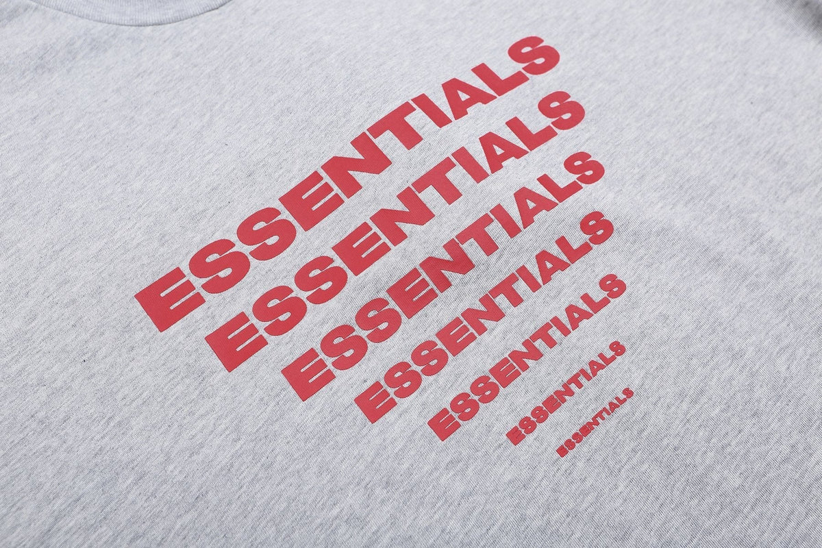 ESSENTIALS Repeated Graphic Short-Sleeve T-Shirt ¡ª detail