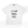 ESSENTIALS Let My People Vote Portrait Back T-Shirt ¡ª front
