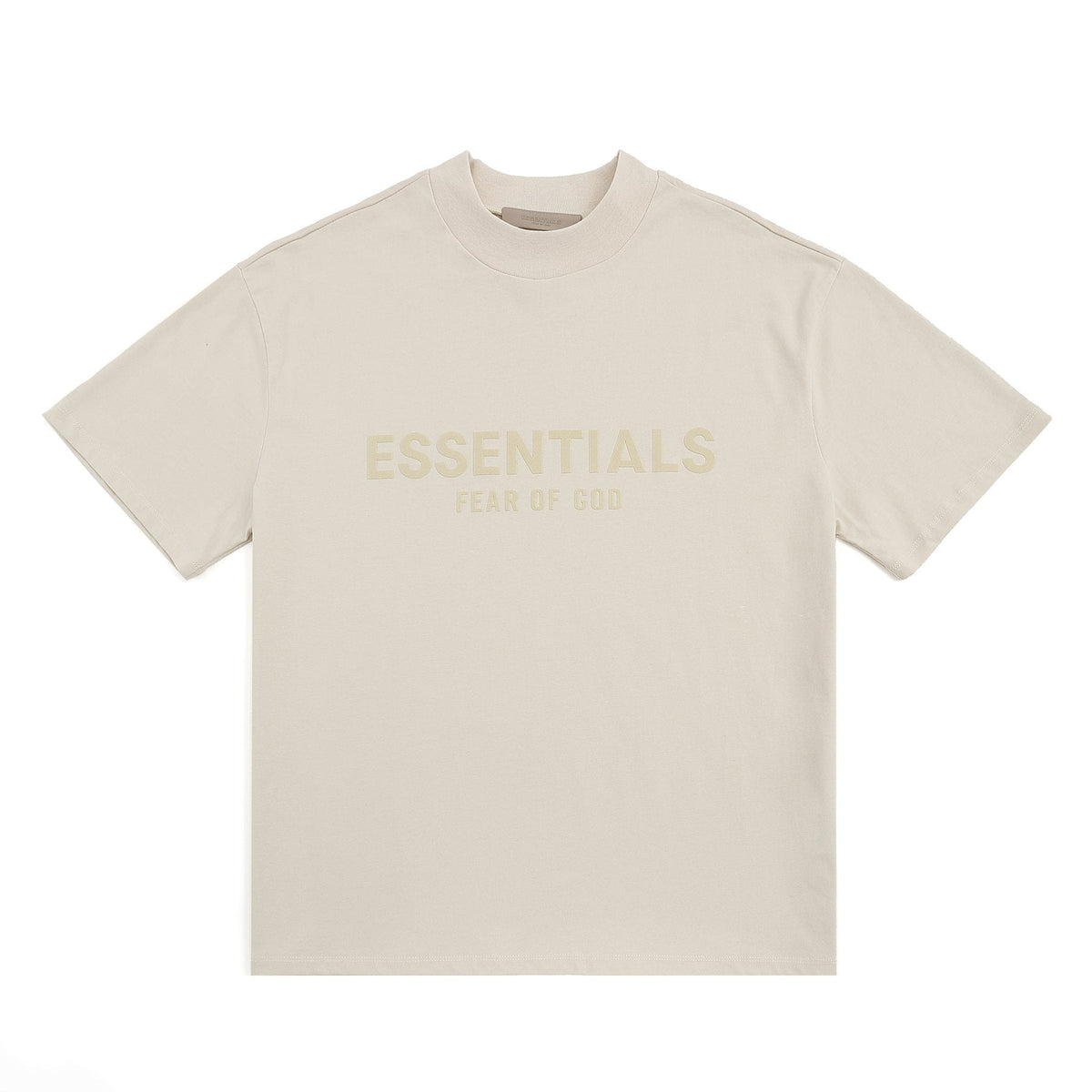 ESSENTIALS Flocked Logo Short-Sleeve T-Shirt ¡ª front
