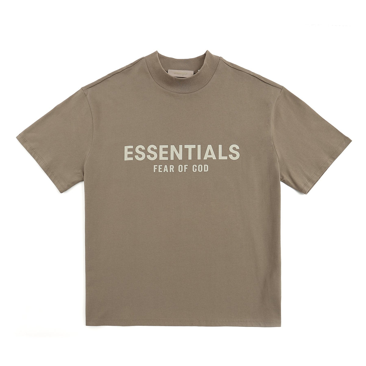 ESSENTIALS Flocked Logo Short-Sleeve T-Shirt ¡ª front