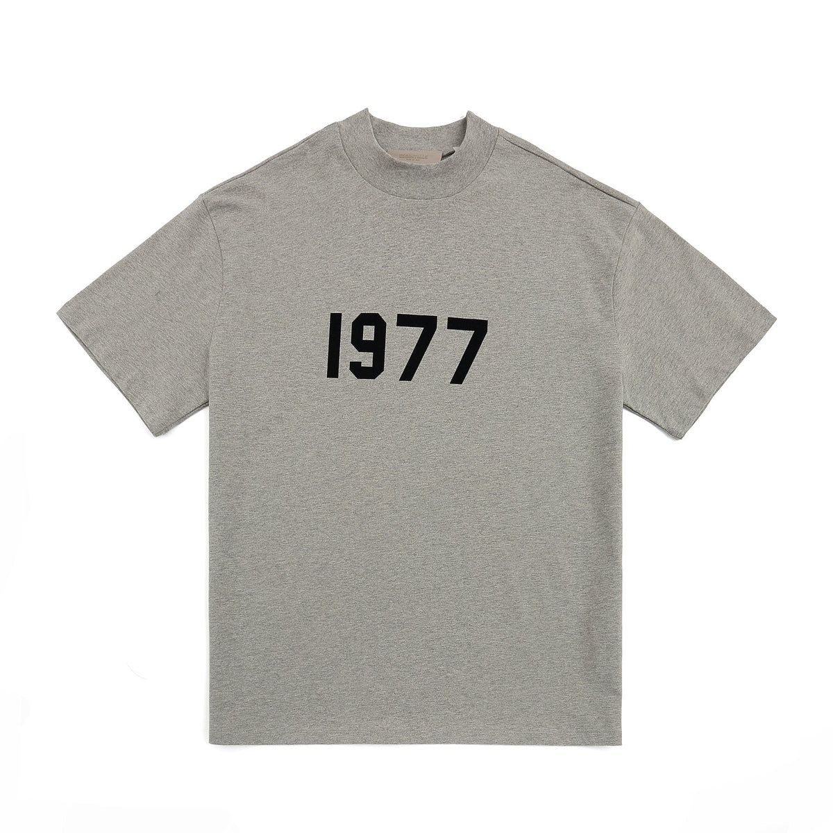 ESSENTIALS 1977 Contrast Graphic Mock-Neck T-Shirt ¡ª front