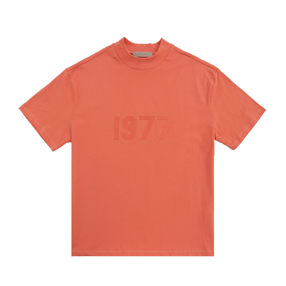 ESSENTIALS 1977 Tonal Wordmark Mock-Neck T-Shirt ¡ª front