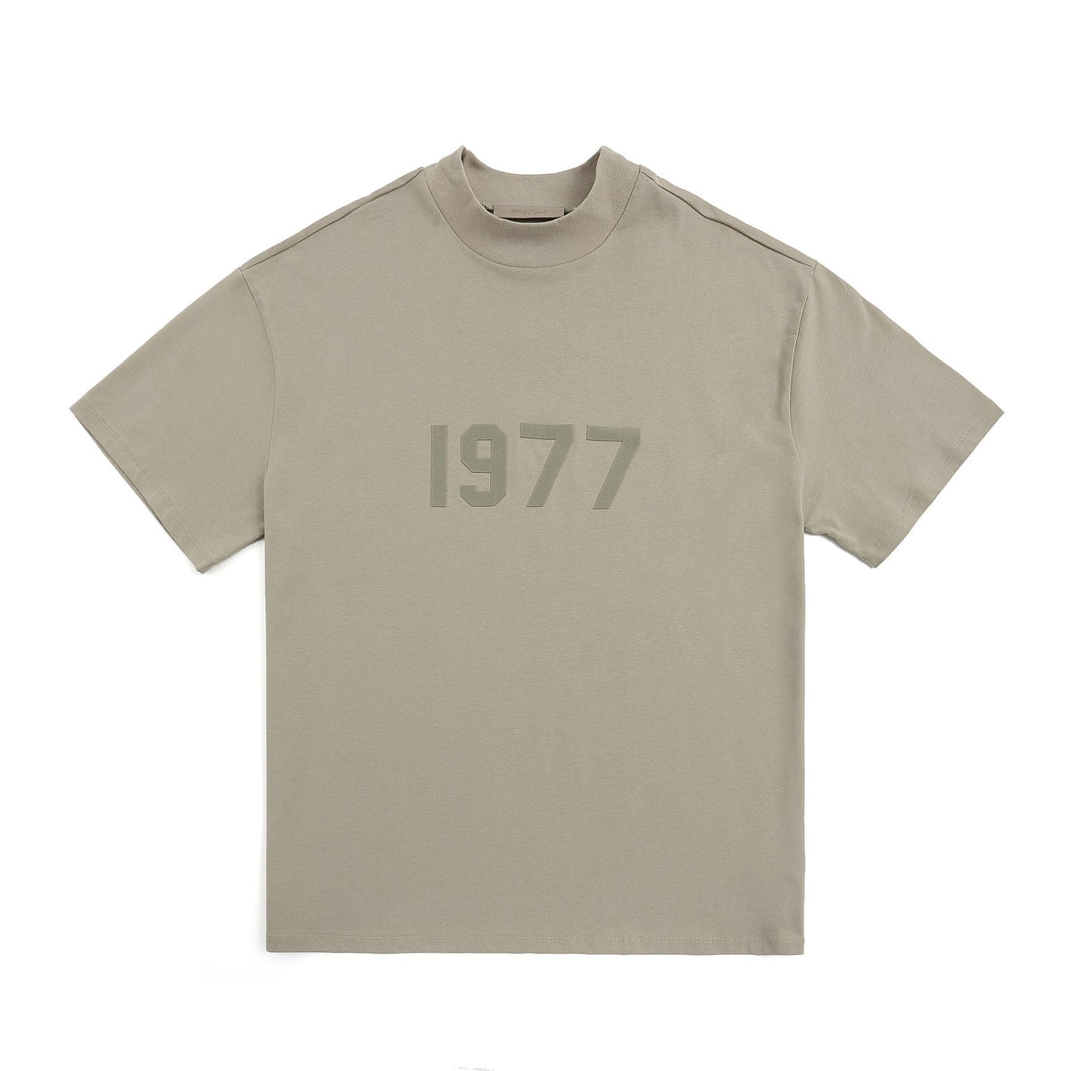 ESSENTIALS 1977 Tonal Wordmark Mock-Neck T-Shirt ¡ª front