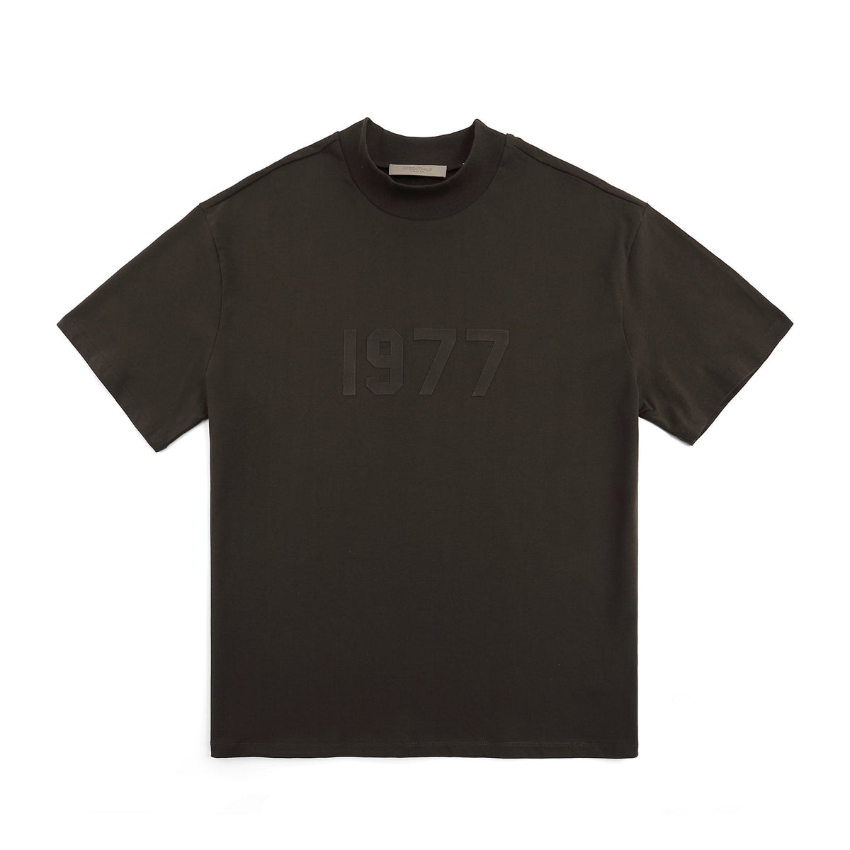 ESSENTIALS 1977 Tonal Wordmark Mock-Neck T-Shirt ¡ª front