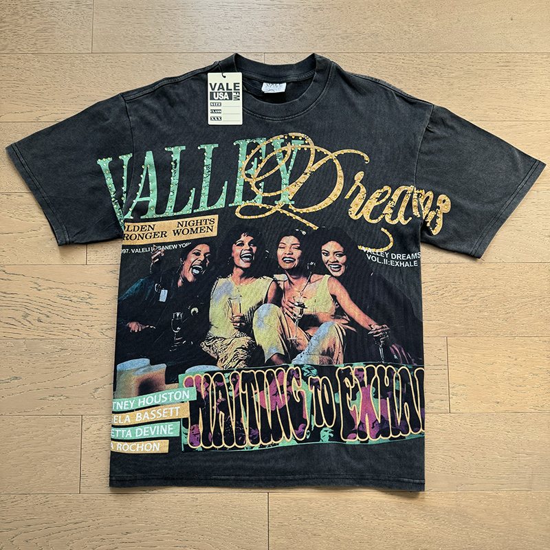 VALE USA Waiting to Exhale Rhinestone Graphic T-Shirt ¡ª front