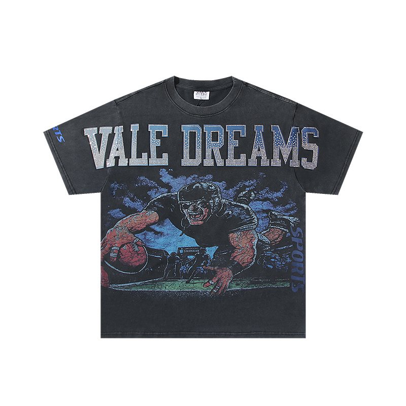 VALE USA Dreams Football Graphic T-Shirt ¡ª hero