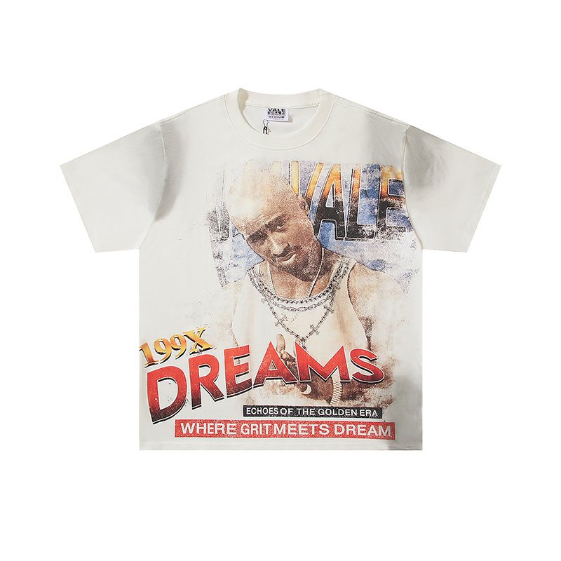 VALE USA Golden Era Washed Graphic T-Shirt ¡ª front