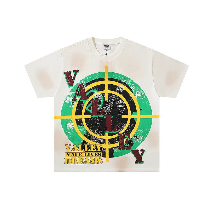 VALE USA Washed Lives Dreams Graphic T-Shirt ¡ª front