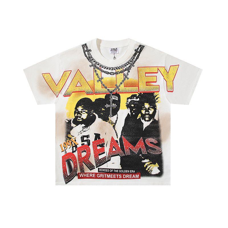 VALE USA Rhinestone Dreams Graphic T-Shirt ¡ª front