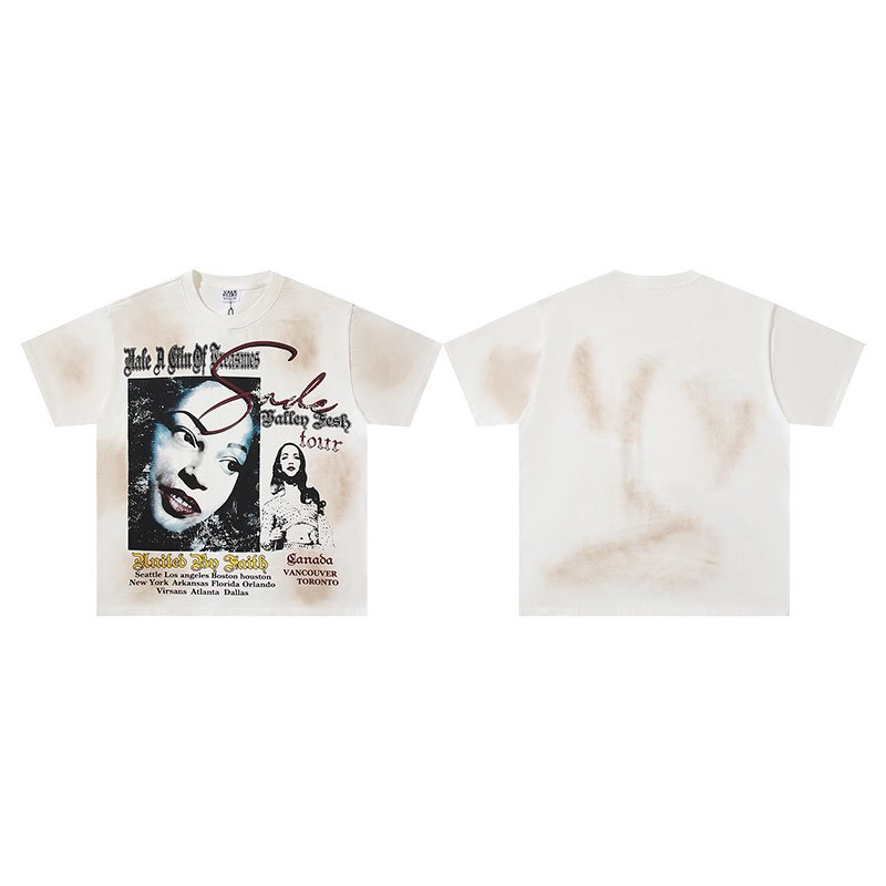 VALE USA Sade United By Faith Graphic T-Shirt ¡ª front