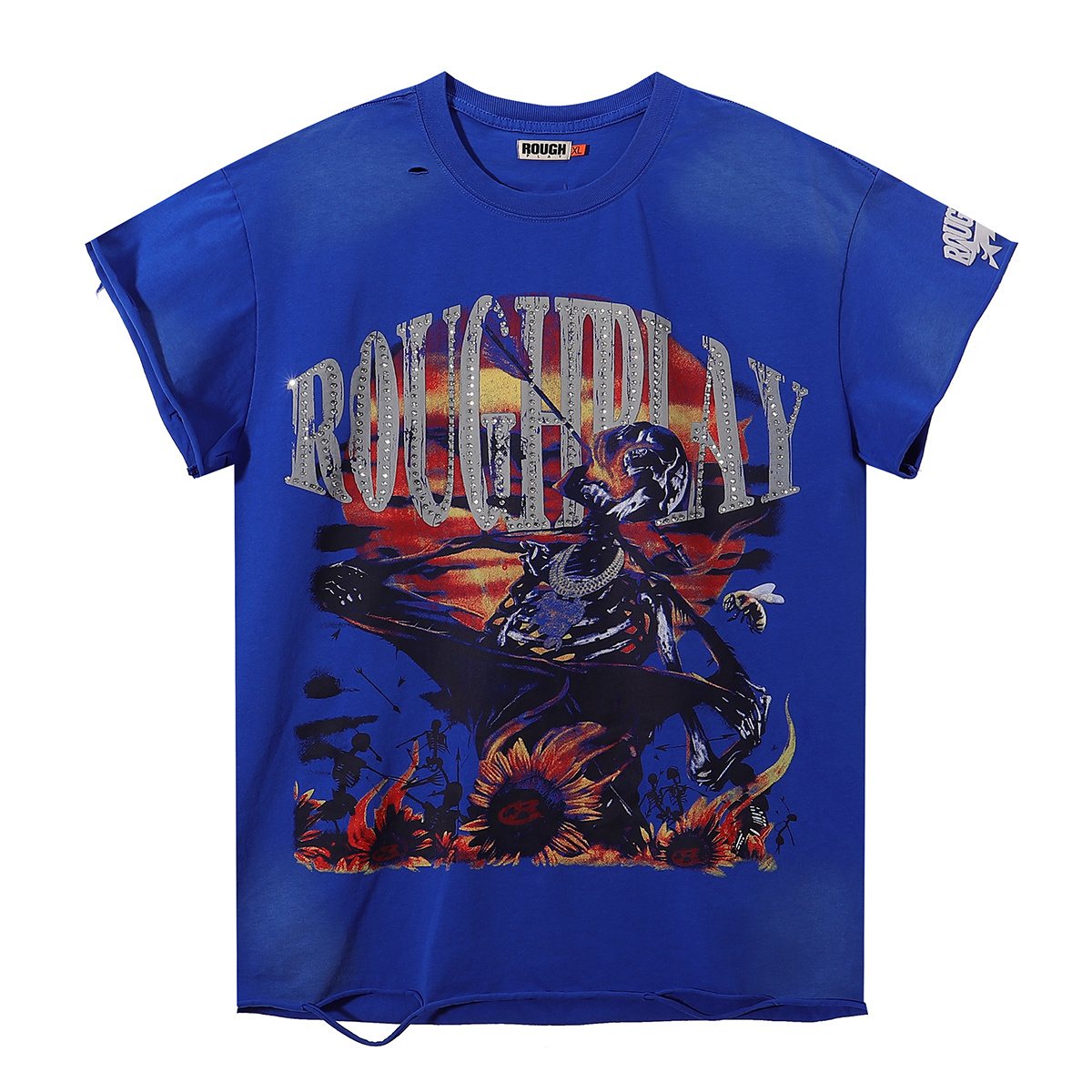 Rough Play Arrow Skull Rhinestone Sleeveless T-Shirt ¡ª hero