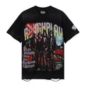 Rough Play Skeleton Rhinestone Distressed T-Shirt ¡ª hero
