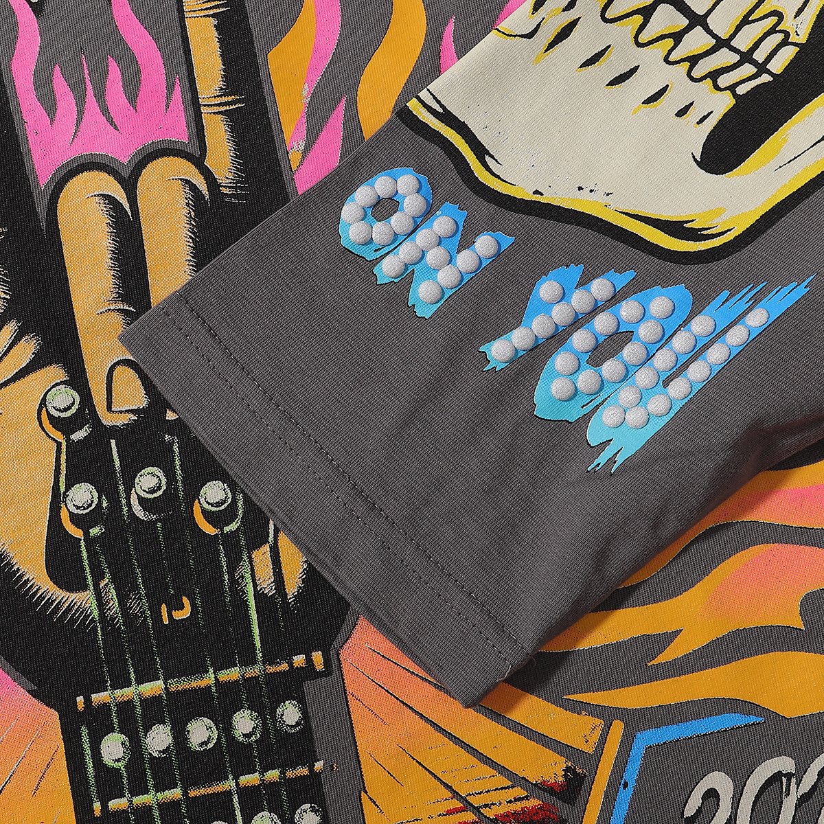 Rough Play Rock Graphic Long-Sleeve T-Shirt ¡ª detail