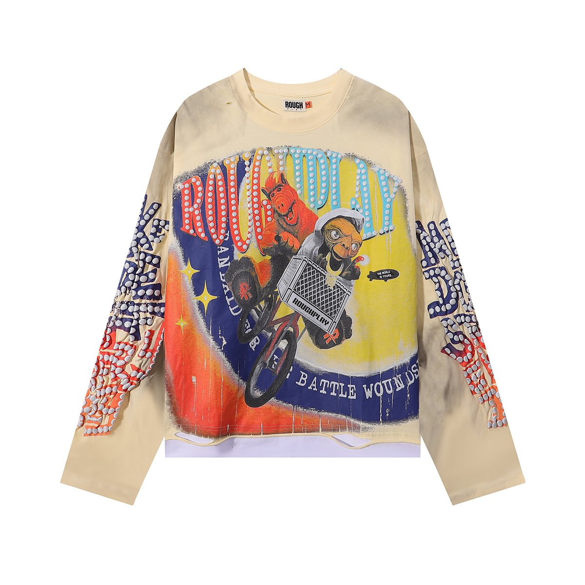 Rough Play E.T Graphic Long-Sleeve T-Shirt ¡ª front