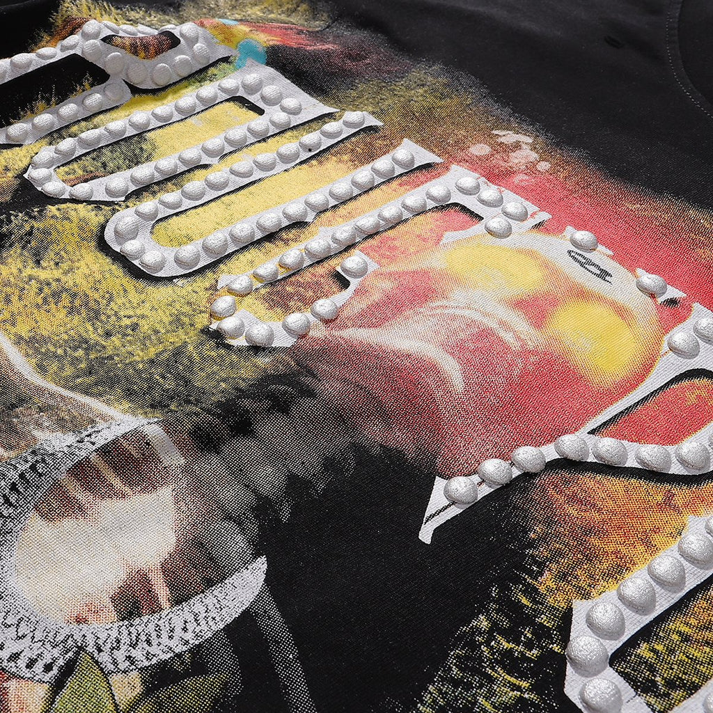 Rough Play Skull & Roses Long-Sleeve T-Shirt ¡ª detail
