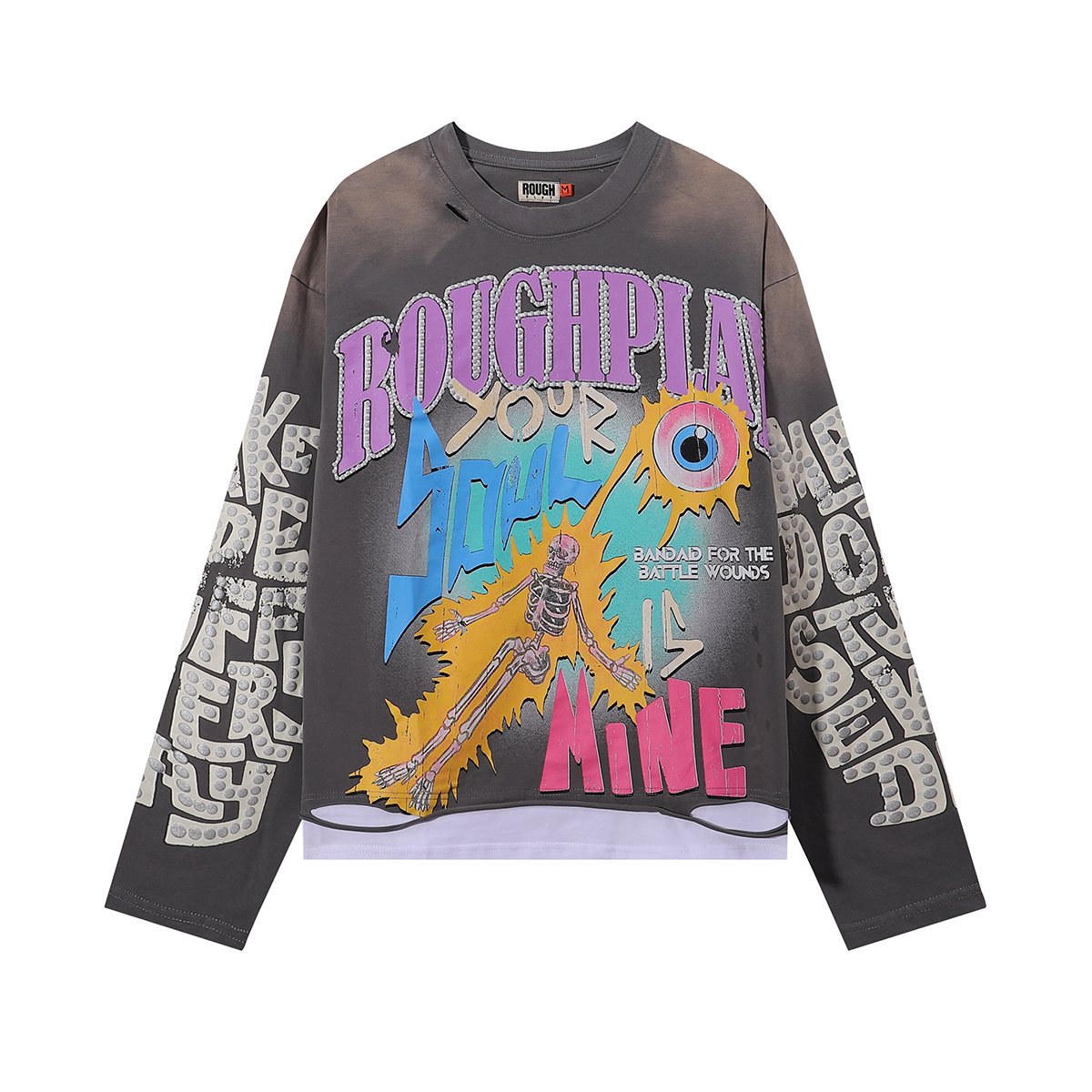 Rough Play Soul Is Mine Graphic Long-Sleeve T-Shirt ¡ª front