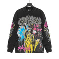 Godspeed Washed Black Graphic Long-Sleeve T-Shirt ¡ª hero