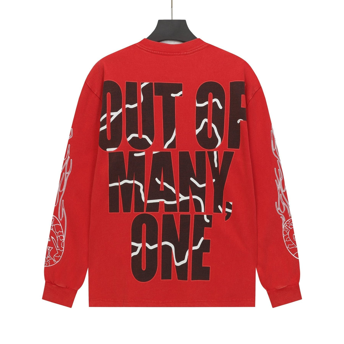 Godspeed Racing Skull Graphic Long-Sleeve T-Shirt ¡ª back