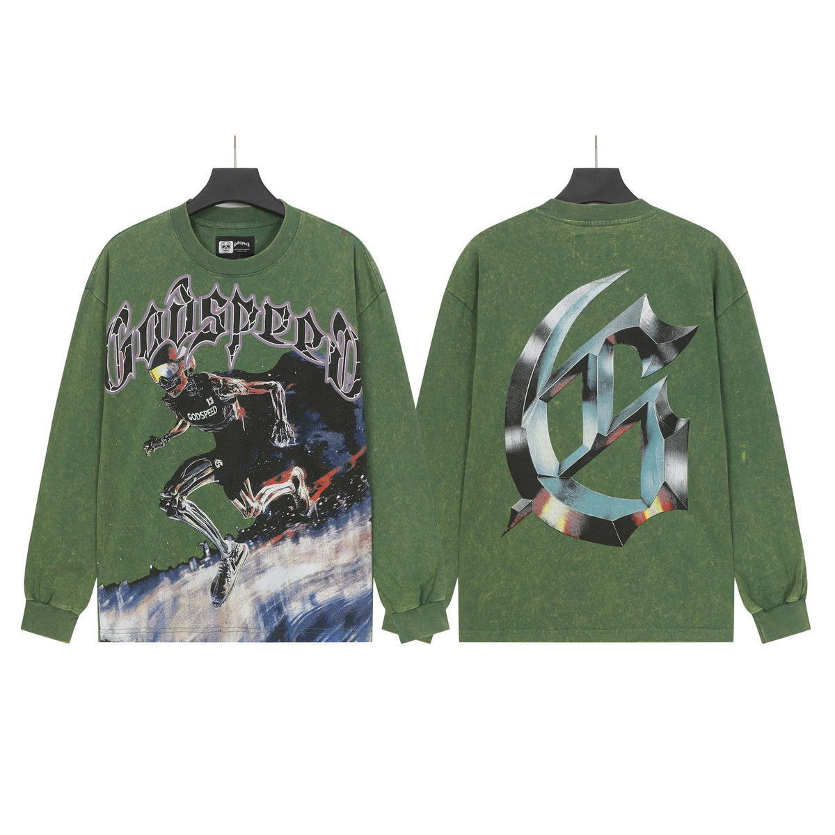 Godspeed Runner Graphic Long-Sleeve T-Shirt ¡ª comparison