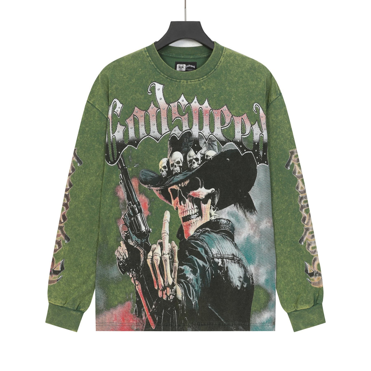 Godspeed Washed Rock Graphic Long-Sleeve T-Shirt ¡ª front