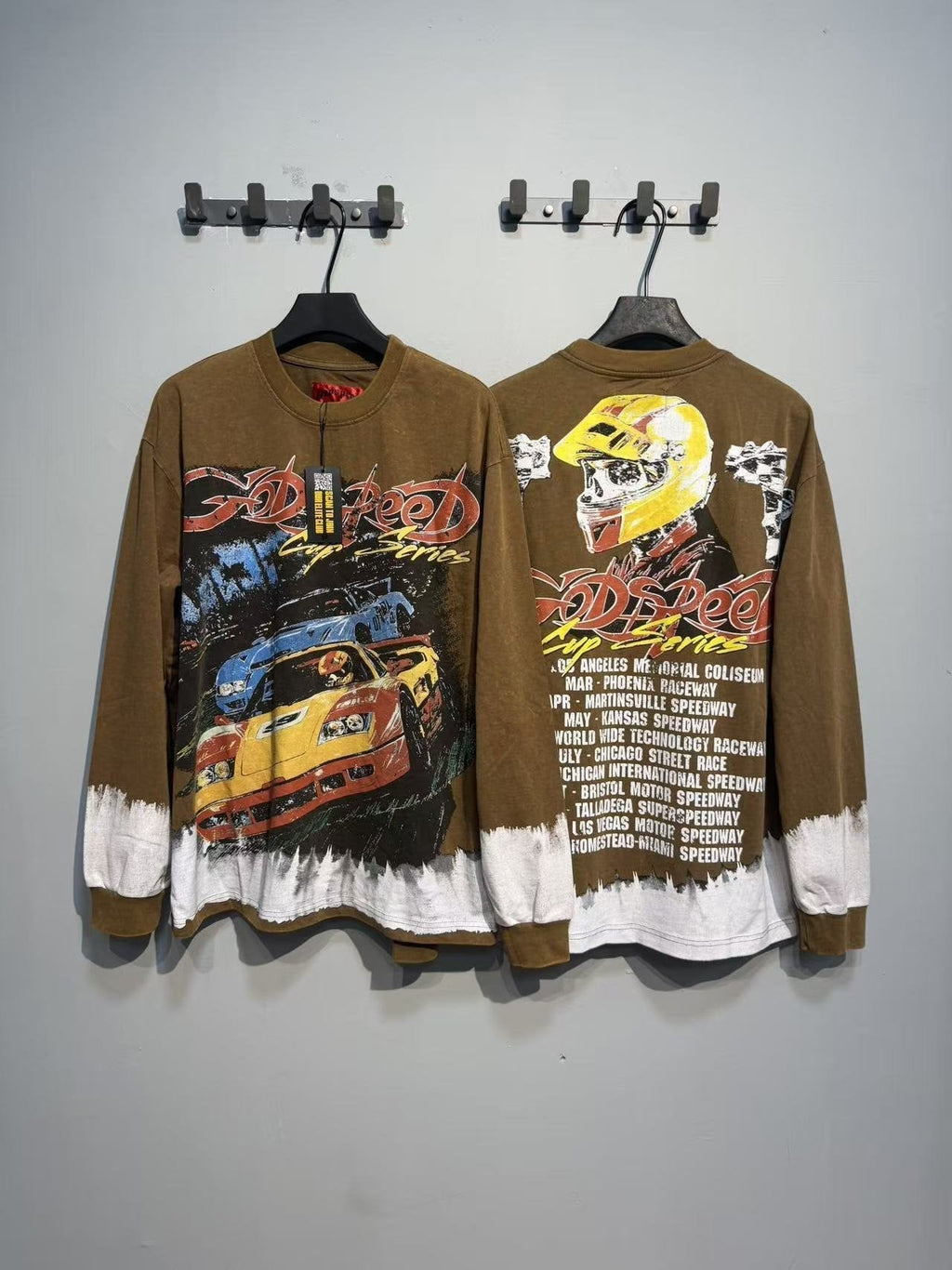 Godspeed Kleep Valley Racing Graphic Long-Sleeve T-Shirt ¡ª context