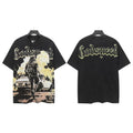 Godspeed Car Runner Graphic T-Shirt ¡ª front