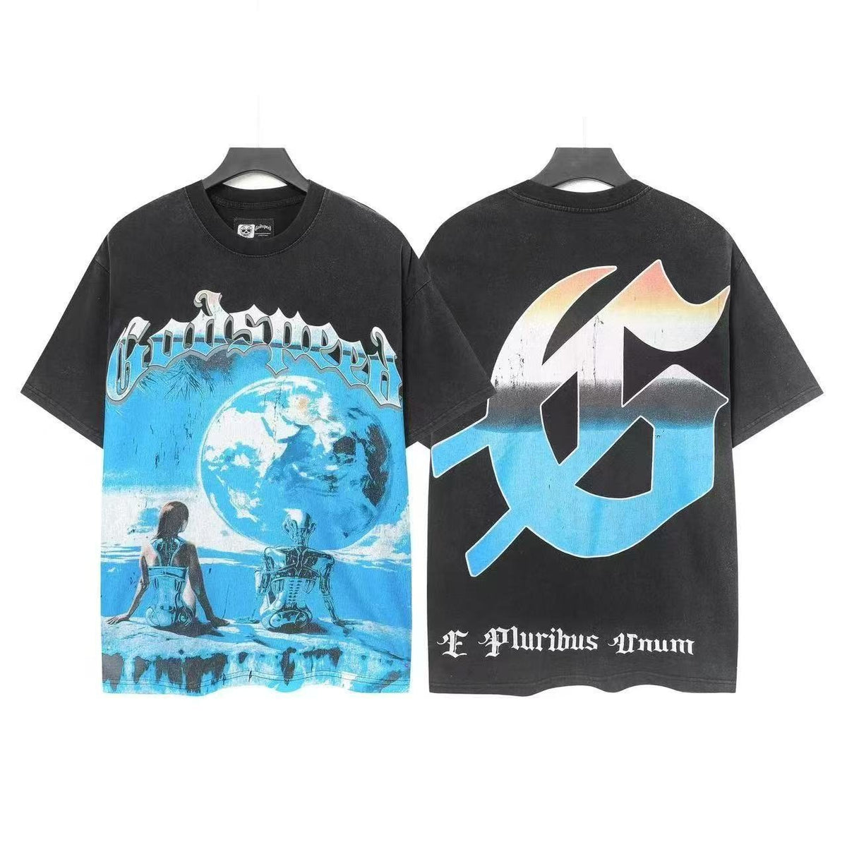 Godspeed Moon Island Graphic T-Shirt ¡ª front