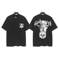 Godspeed Cherub Skull Graphic T-Shirt ¡ª front